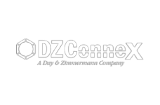 DZ Connex White Logo